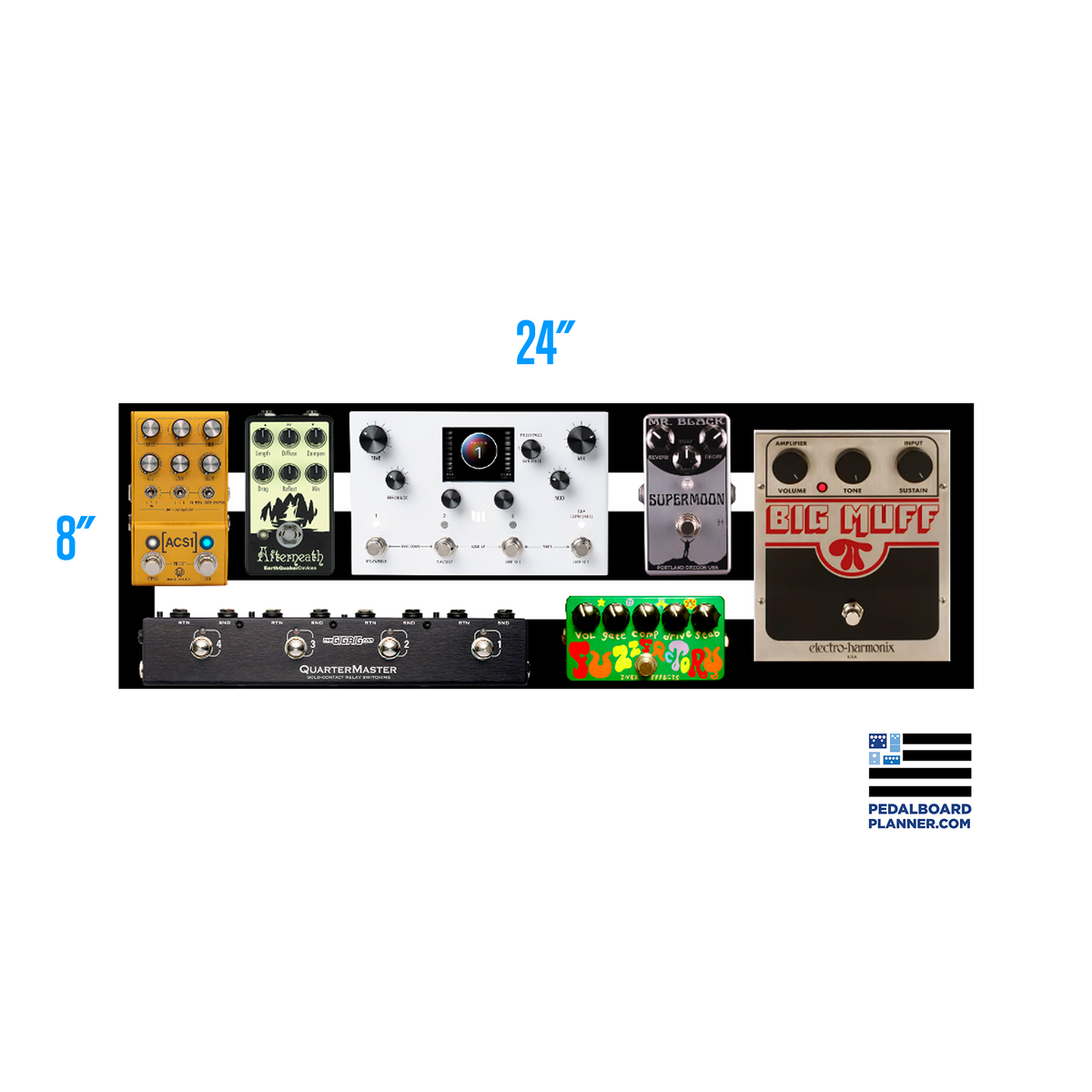 pedal board dimensions Pedaltrain Metro 24 Pedal Board and Accessories (No Case)